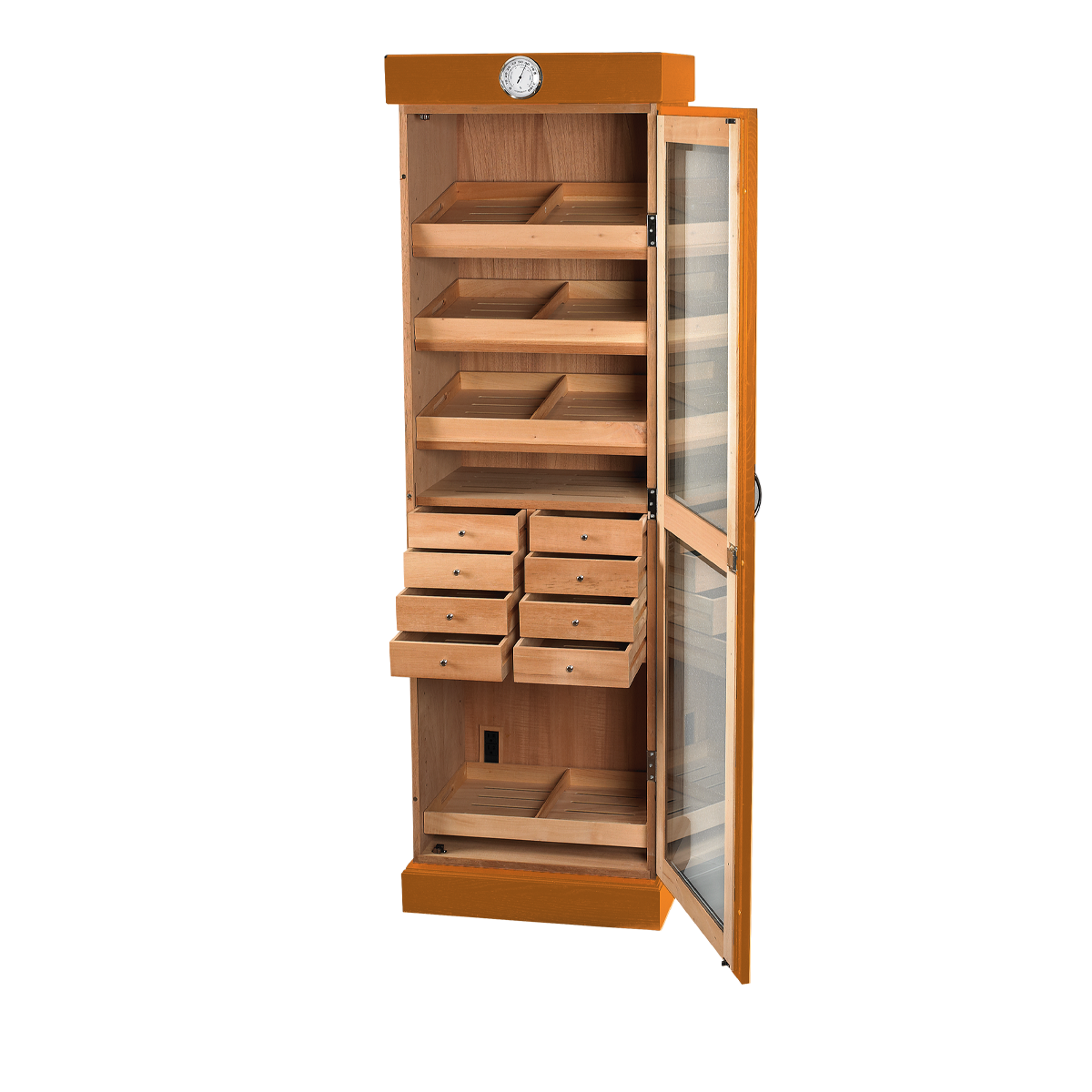 Humidor Supreme Cigar Humidor Tower Cabinet | Holds 2000 Cigars