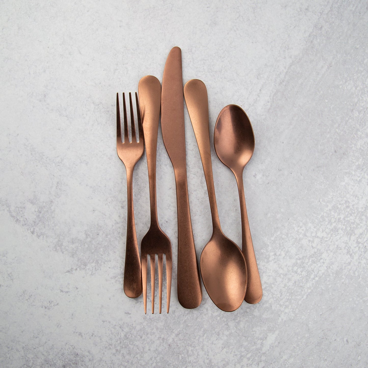 Rhiannon Copper Rumble 20-Piece Flatware Set