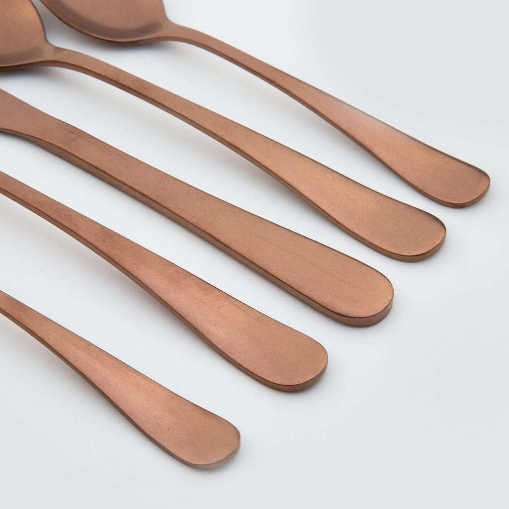 Rhiannon Copper Rumble 20-Piece Flatware Set