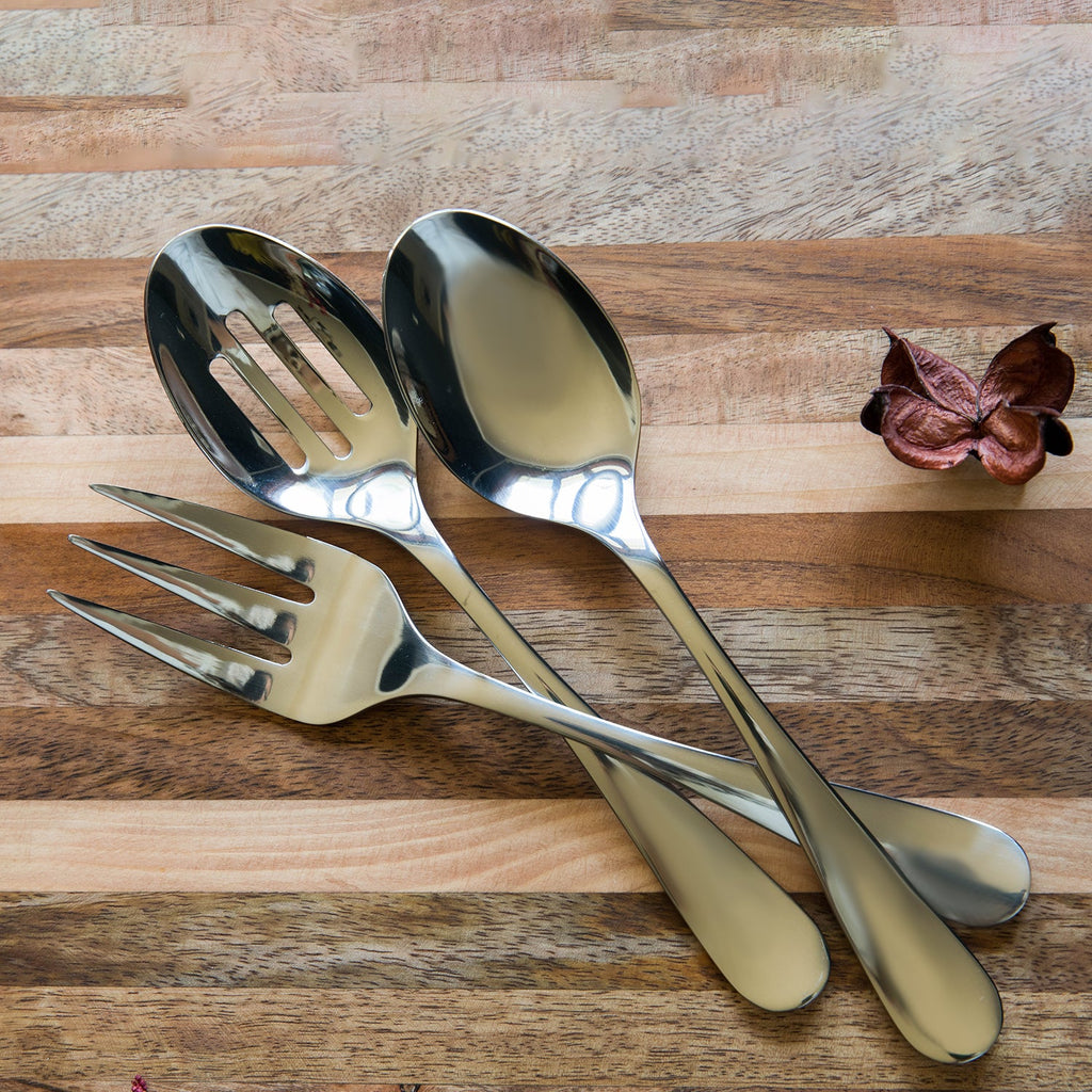 Rhiannon Mirror 3-Piece Serve Set