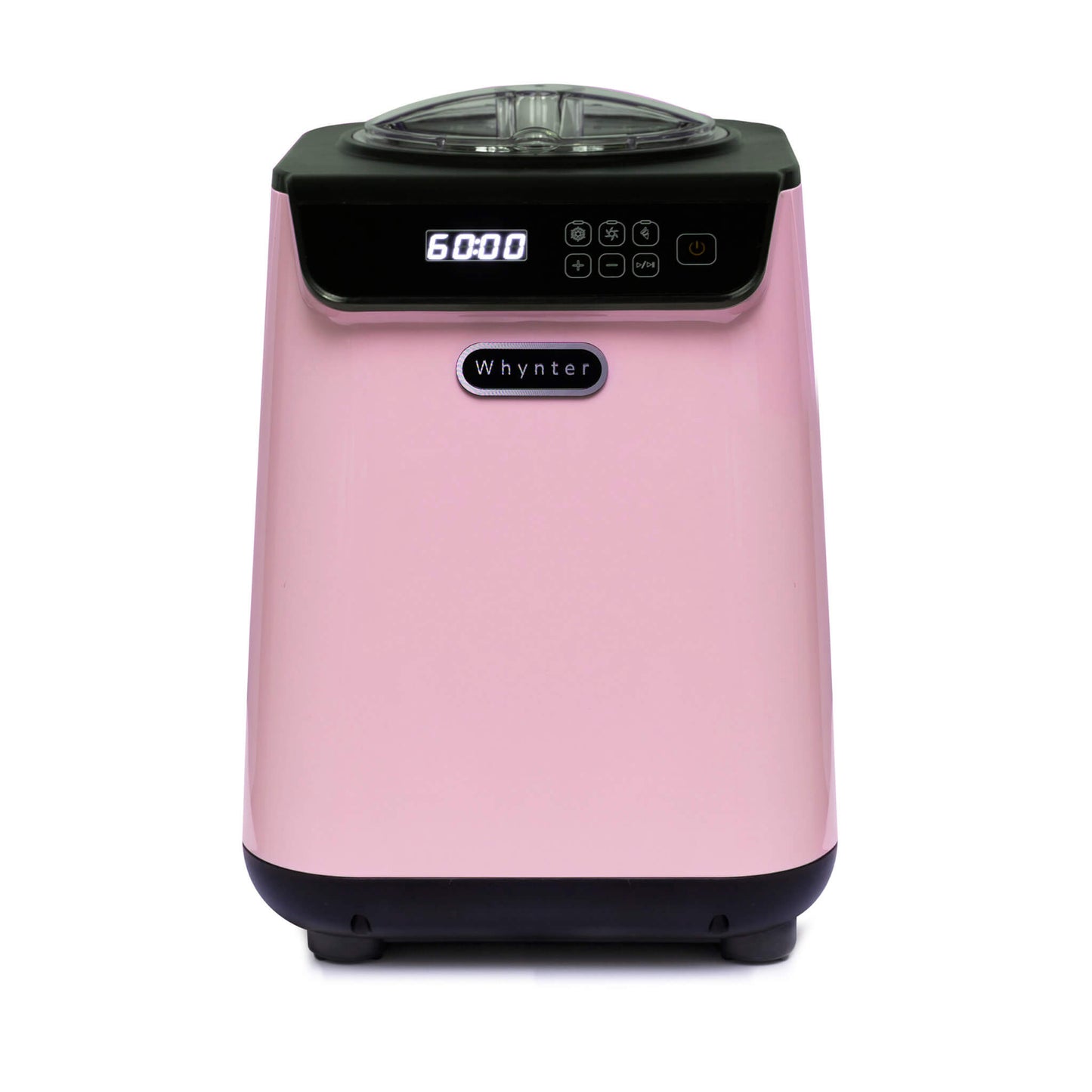 Whynter 1.28 Quart Compact Upright Automatic Ice Cream Maker | Limited Edition Black & Pink