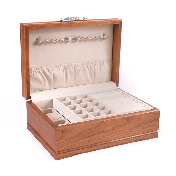 Sophistication Jewelry Box | Walnut Finish