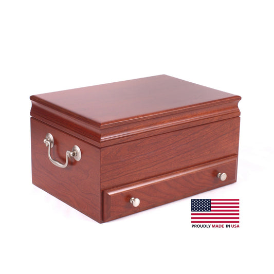 Contessa Jewelry Box | Lift Out Tray and Drawer