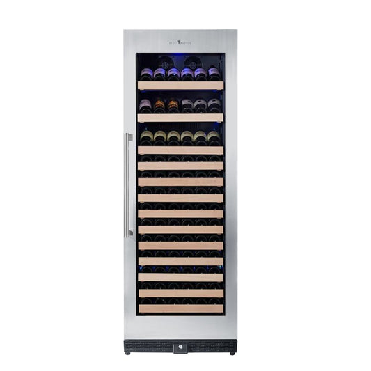 KingsBottle 24” Wide 166 Bottle Single Zone Wine Cooler | KBU170WX