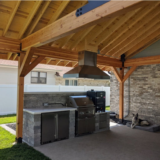 KingsBottle 36” Outdoor Beverage Center | Holds 198 Cans | With French Doors | KBU56ASD