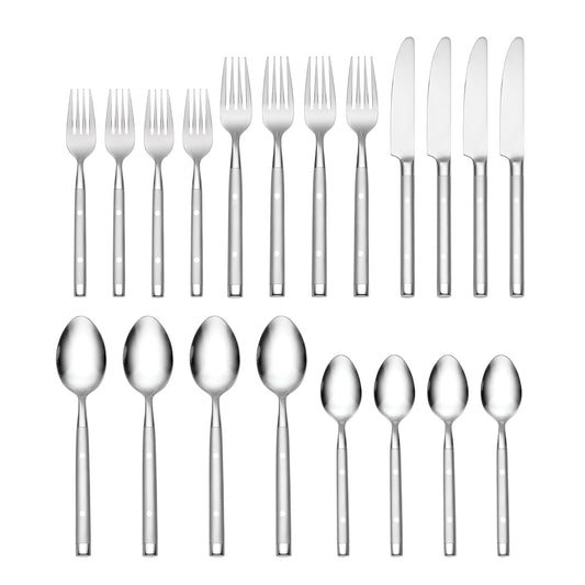 Oneida Shangri-la Frosted 20 Piece Flatware Set