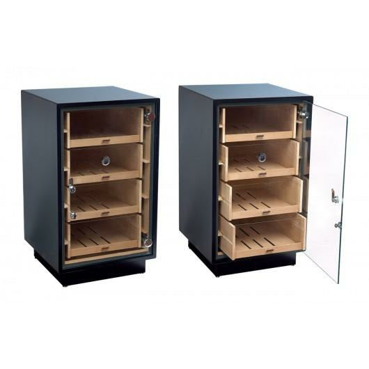 Manchester Commercial Display Cigar Humidor Cabinet | Holds 250 Cigars | Base Included