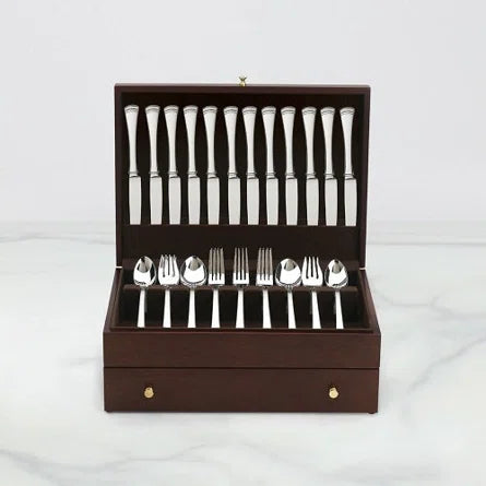 Lenox Mahogany Flatware Chest | Holds 120 Pieces