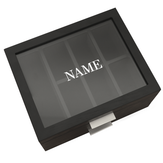 Mill Watch Box Black Finish - 8 Slot