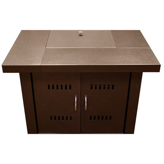 AZ Patio Heaters 38" Bronze Finish Propane Fire Pit