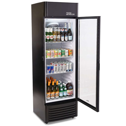 12.5 cu.ft Commercial Display Refrigerator | Black | PRF1257DX