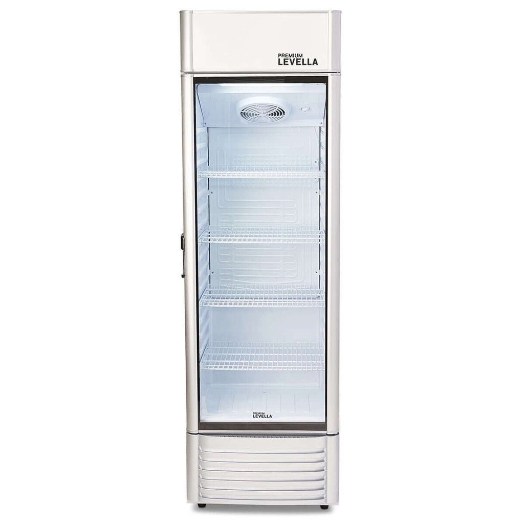 12.5 cu.ft Commercial Display Refrigerator | Silver | PRF125DX
