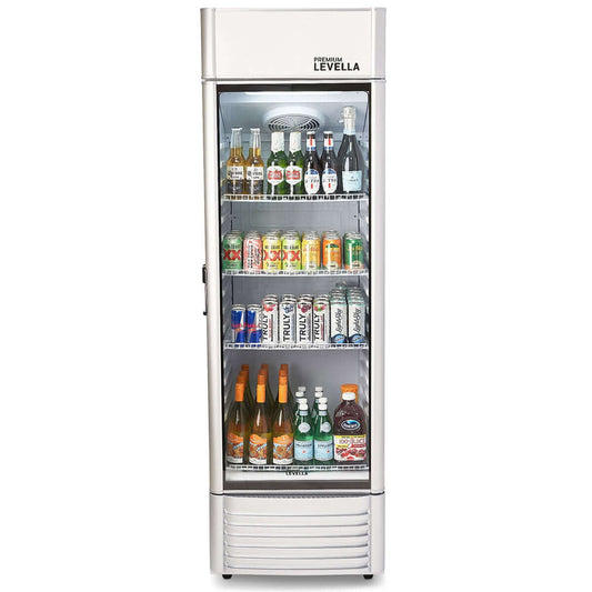 12.5 cu.ft Commercial Display Refrigerator | Silver | PRF125DX