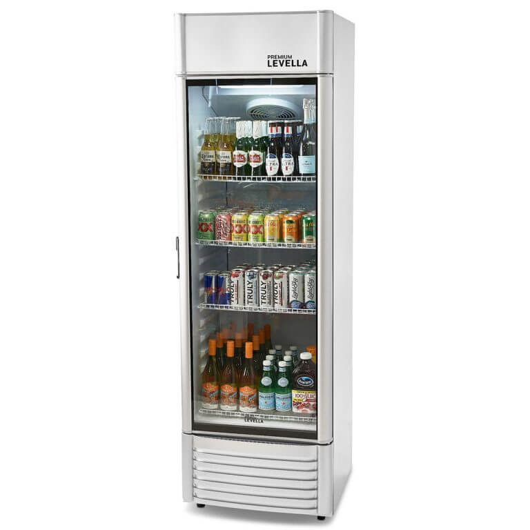 12.5 cu.ft Commercial Display Refrigerator | Silver | PRF125DX