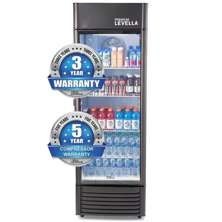 15.5 cu.ft Commercial Display Refrigerator | Black | PRF1557DX