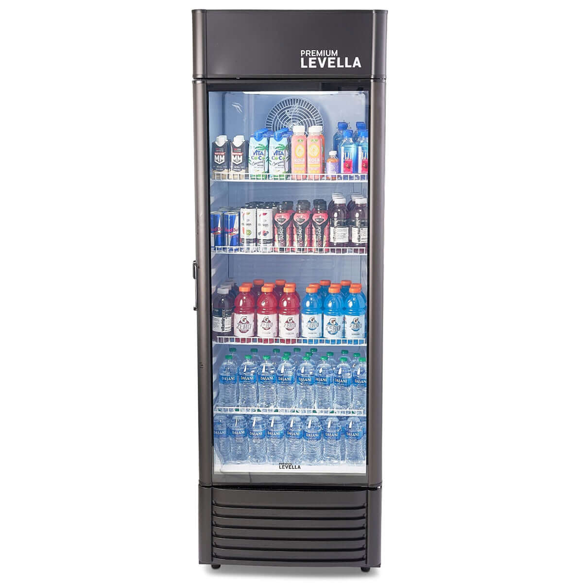 15.5 cu.ft Commercial Display Refrigerator | Black | PRF1557DX