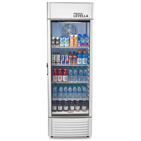 15.5 cu.ft Commercial Display Refrigerator | Silver | PRF155DX