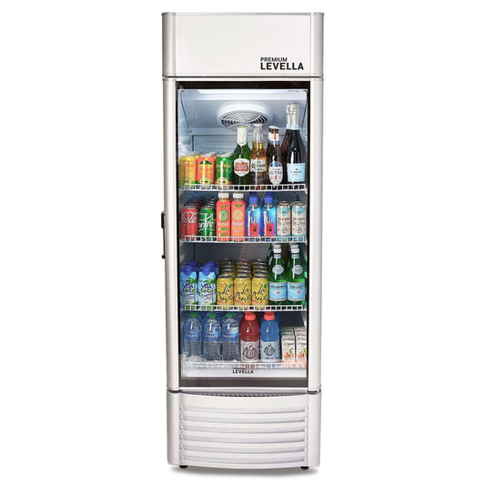 9.0 cu.ft Commercial Display Refrigerator | Silver | PRF90DX