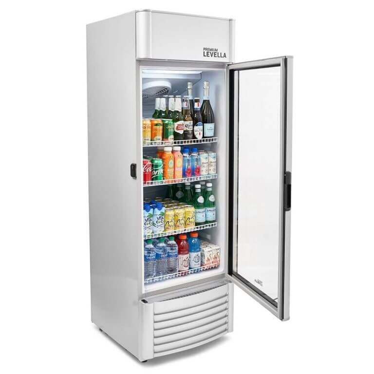 9.0 cu.ft Commercial Display Refrigerator | Silver | PRF90DX