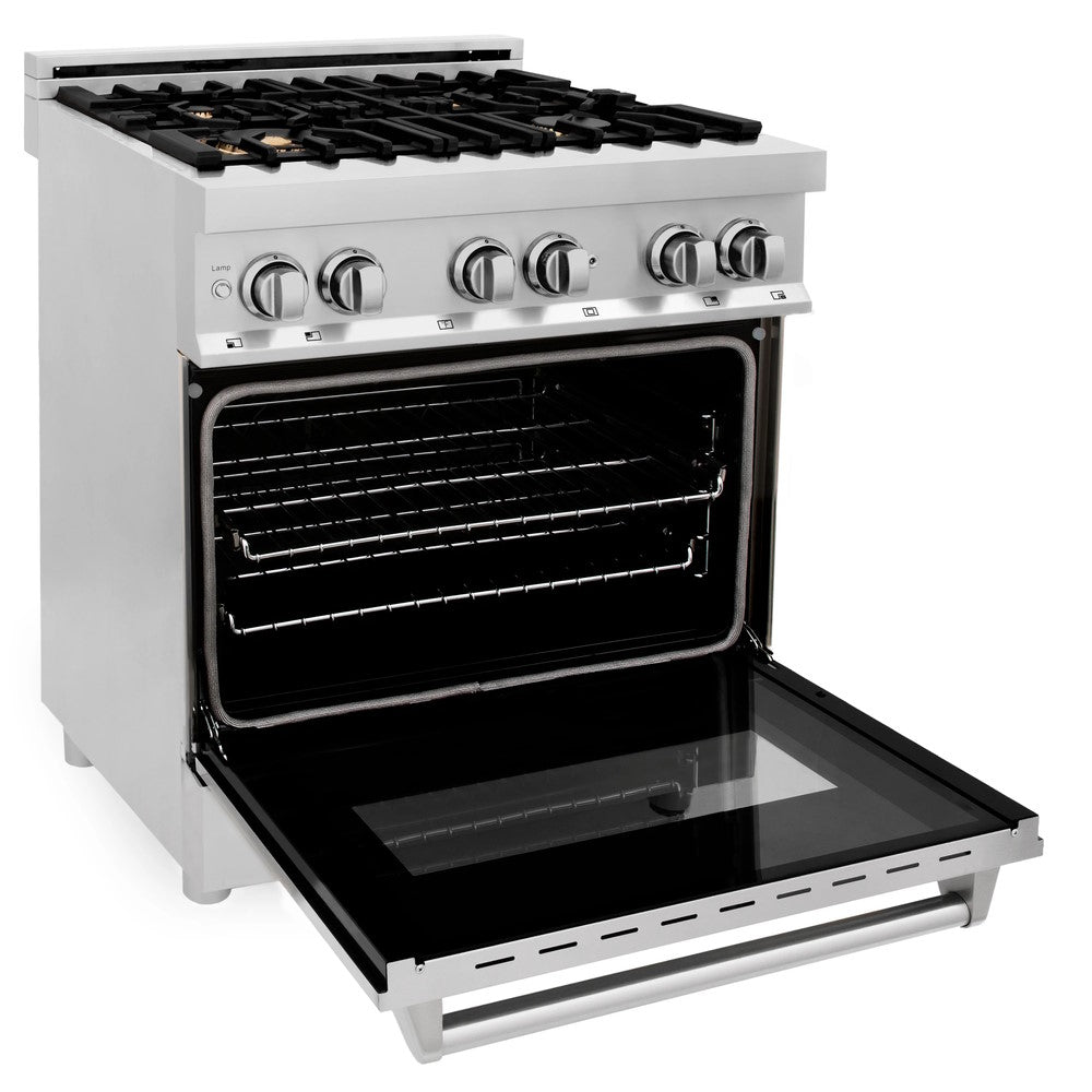 ZLINE 30" Dual Fuel Range with Gas Stove and Electric Oven (RA30)