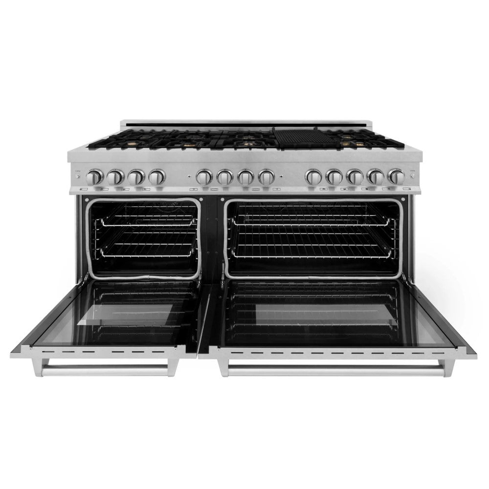 ZLINE 60" Dual Fuel Range with Gas Stove and Electric Oven (RAS-60)