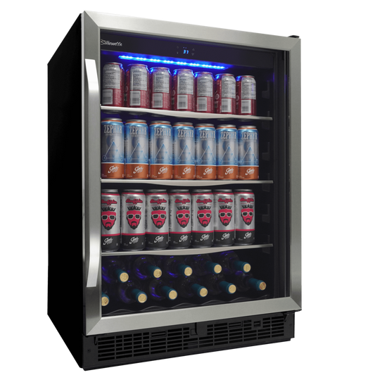 Danby Silhouette Ricotta | 24" Single Zone Beverage Center | Holds 138 Cans & 11 Bottles