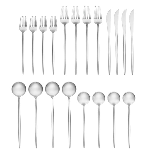 Zephyr Mirror 20 Piece Flatware Set