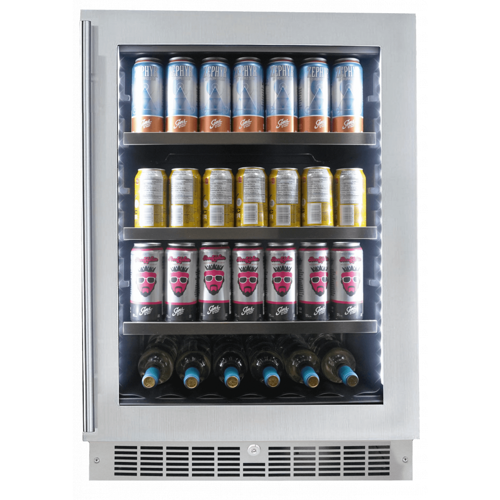 Danby Silhouette Saxony | 24" Wide Integrated Beverage Center | Holds 126 Cans & 6 Bottles