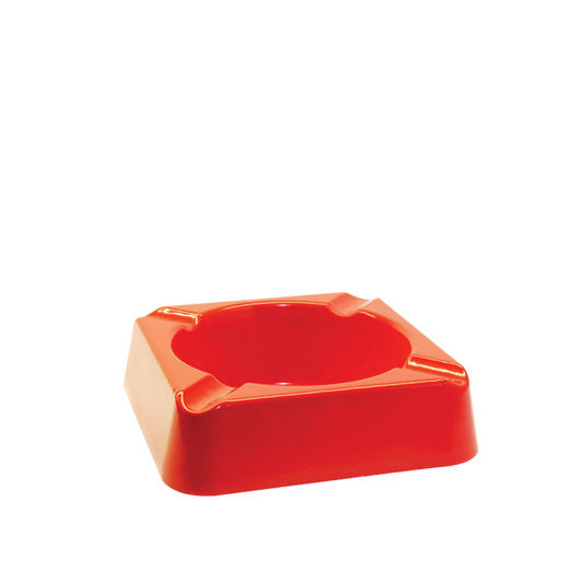 Stinky Composite Ashtray - 4 Cigars Red