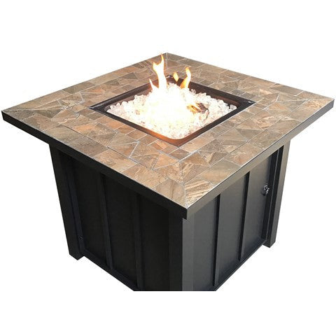 AZ Patio Heaters 30" Square Tile Top Fire Pit