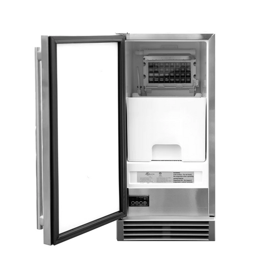 Summerset 15" Outdoor Rated Ice Maker w/Stainless Door