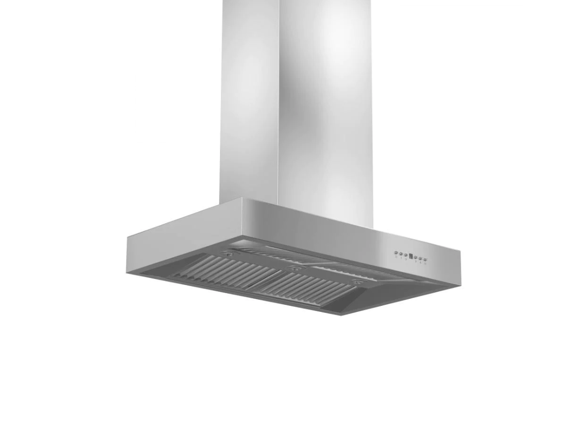 ZLINE KECOMI Professinoal Island Mount Range Hood in Stainless Steel