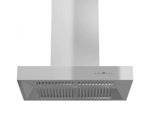 ZLINE KECOMI Professinoal Island Mount Range Hood in Stainless Steel