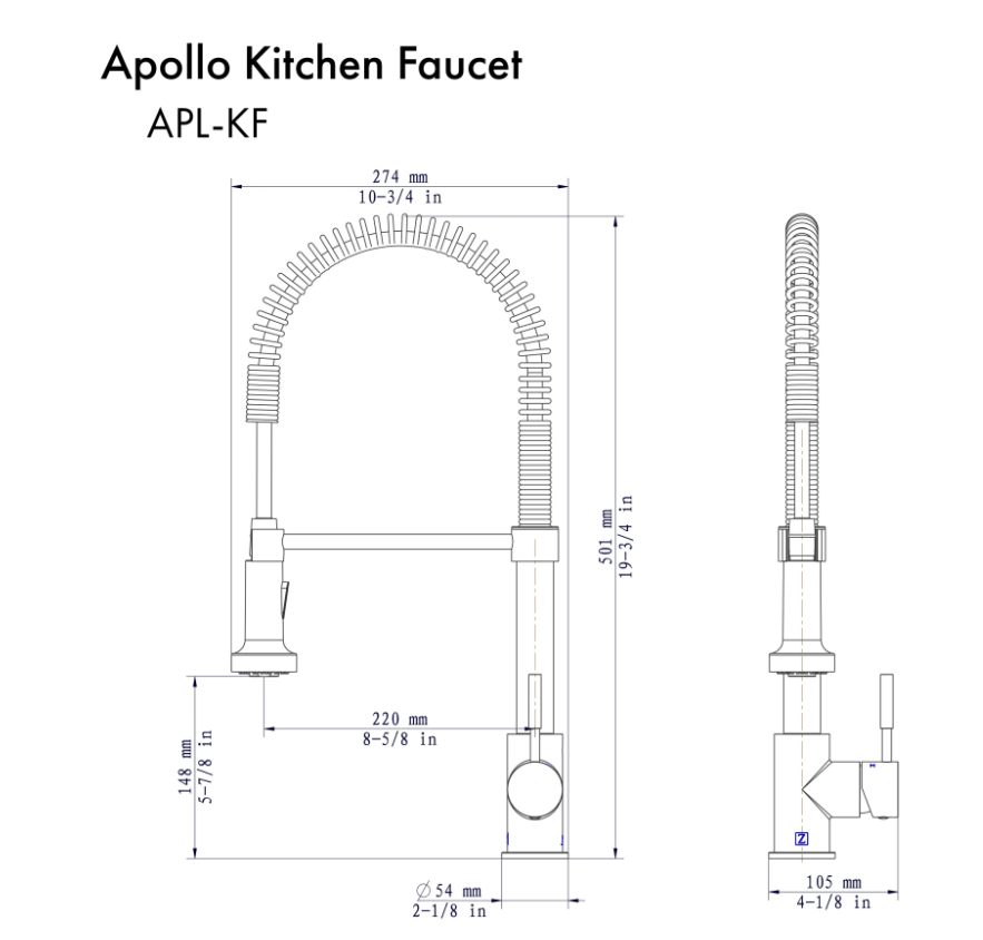 ZLINE Apollo Kitchen Faucet