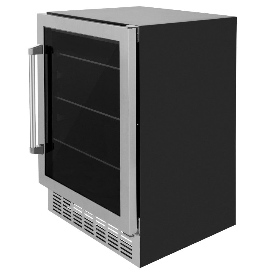 ZLINE 24" Monument 154 Can Beverage Fridge in Stainless Steel (RBV-US-24)