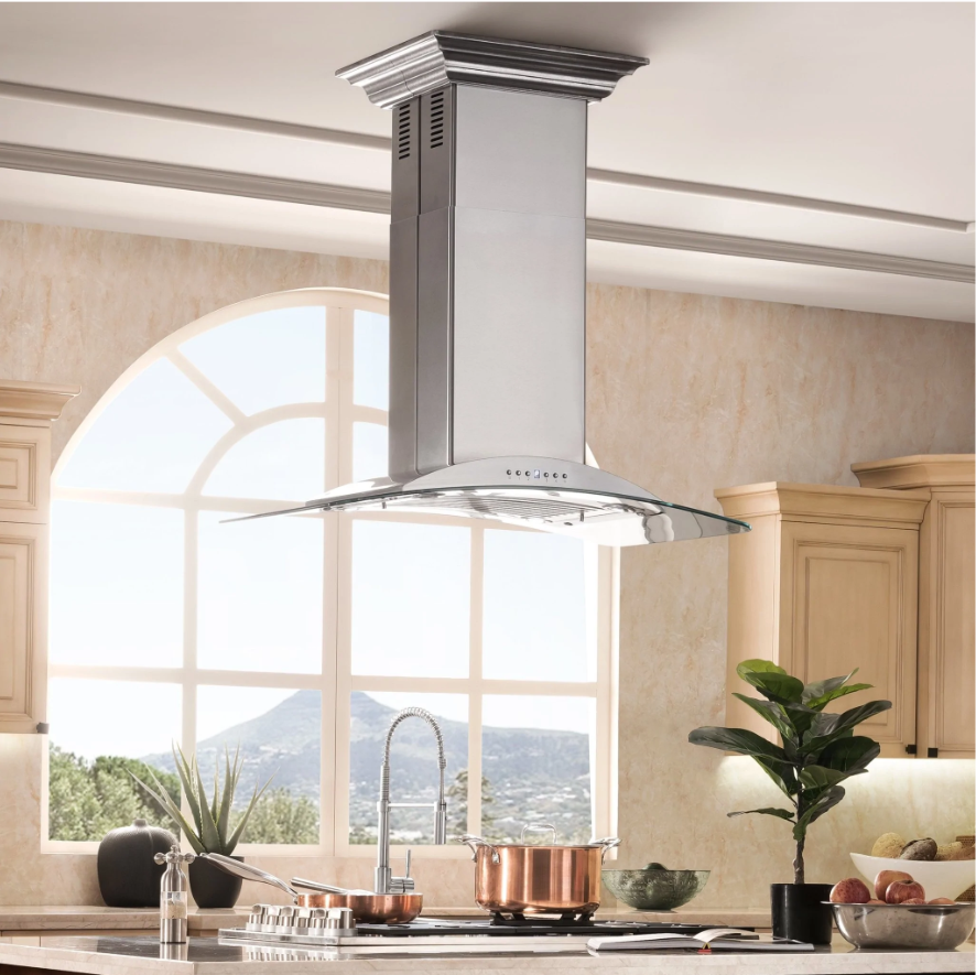 ZLINE GL9i Island Range Hood in Stainless Steel