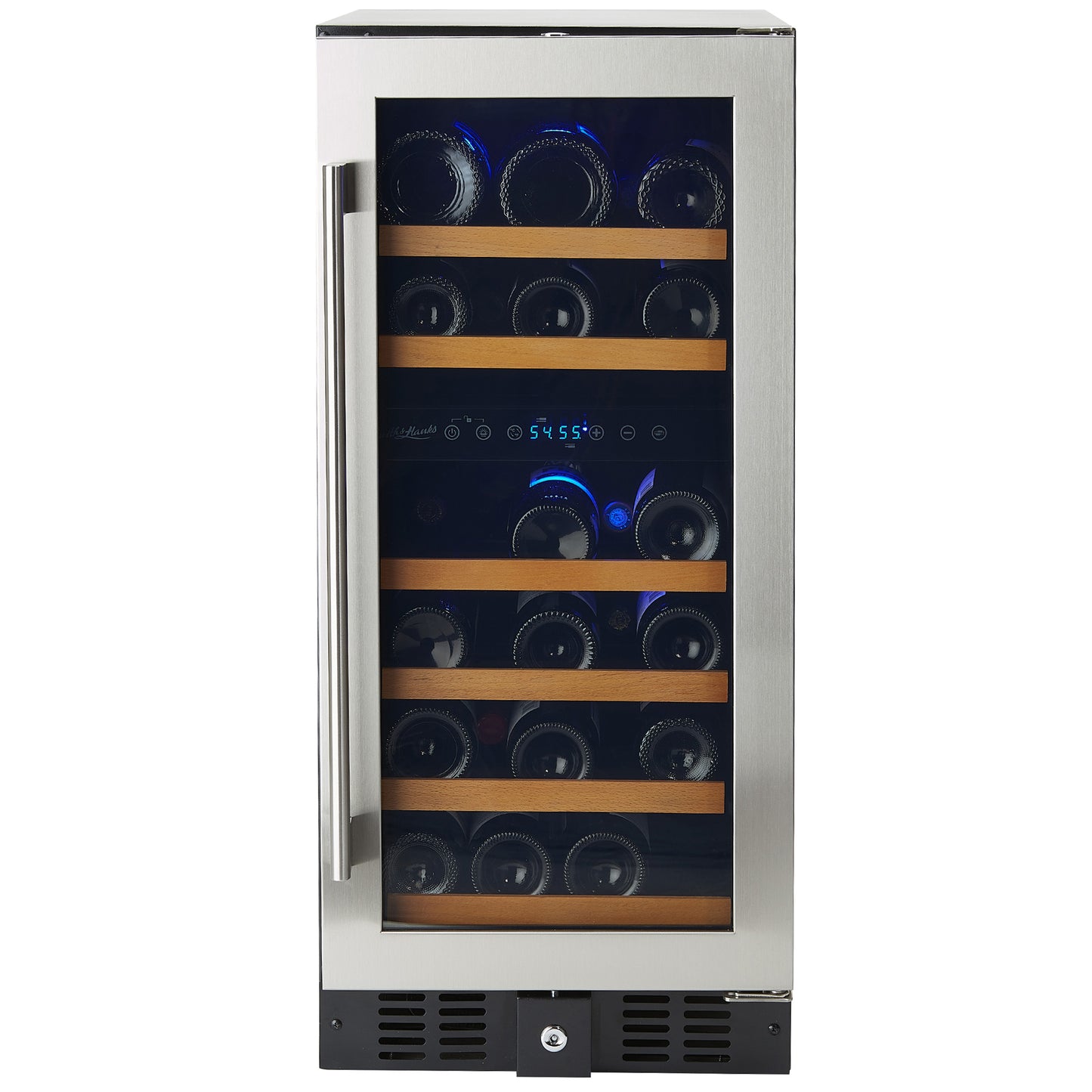 Smith & Hanks 15" Dual Zone Deluxe Wine Cooler | Holds 32 Bottles | RW88DRE