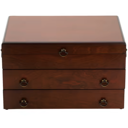 Reed & Barton Bristol™ Grande Mahogany Flatware Chest | Holds 250 Pieces