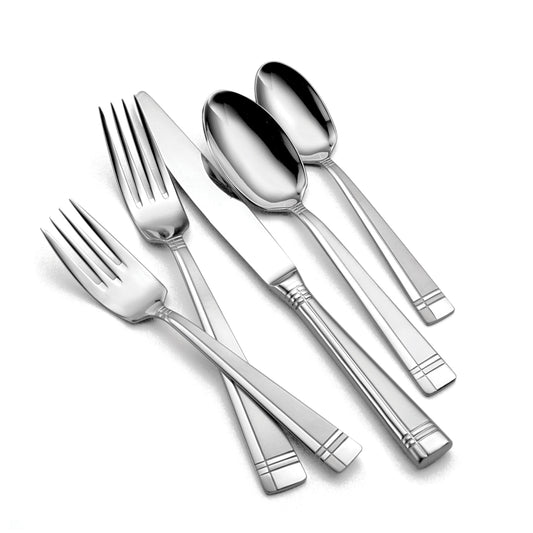 Oneida Amsterdam 50 Piece Everyday Flatware Set