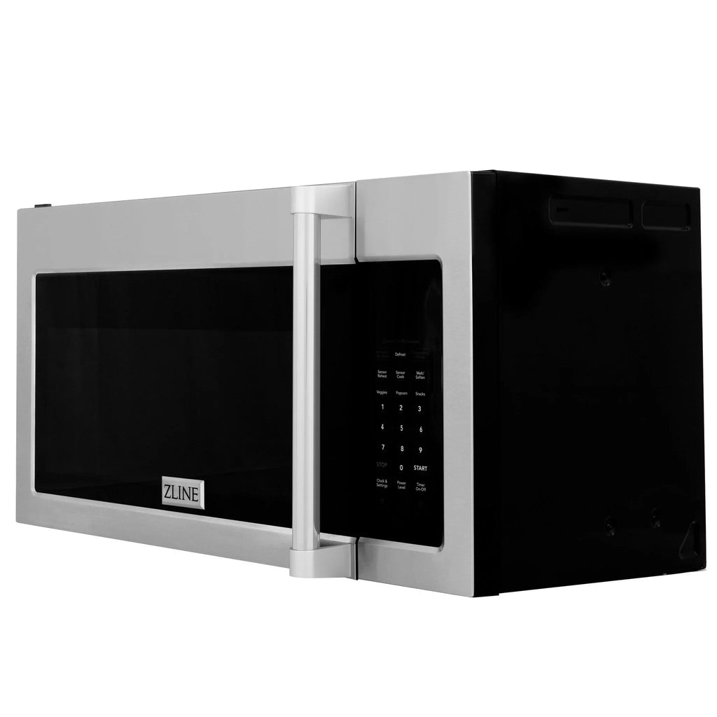 ZLINE 2 Piece Kitchen Package | Dual Fuel Range with Over the Range Microwave