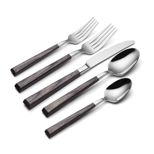 Oneida Coronado Charcoal 5 Piece Everyday Place Setting