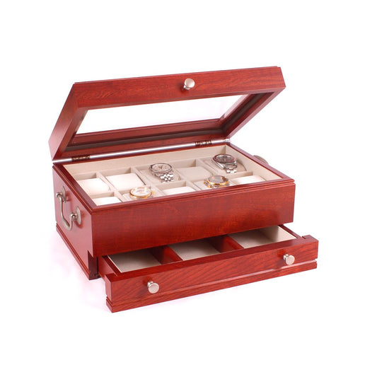 Captain Watch Box and Valet | Holds 10 Watches