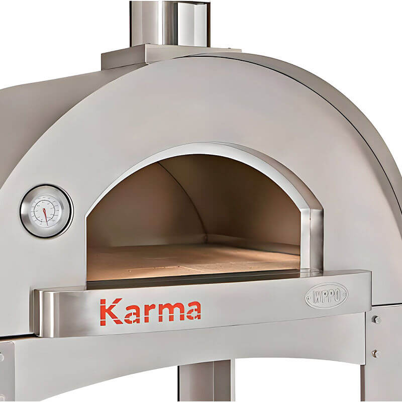 WPPO Karma 32" Stainless Steel Wood Fired Outdoor Pizza Oven