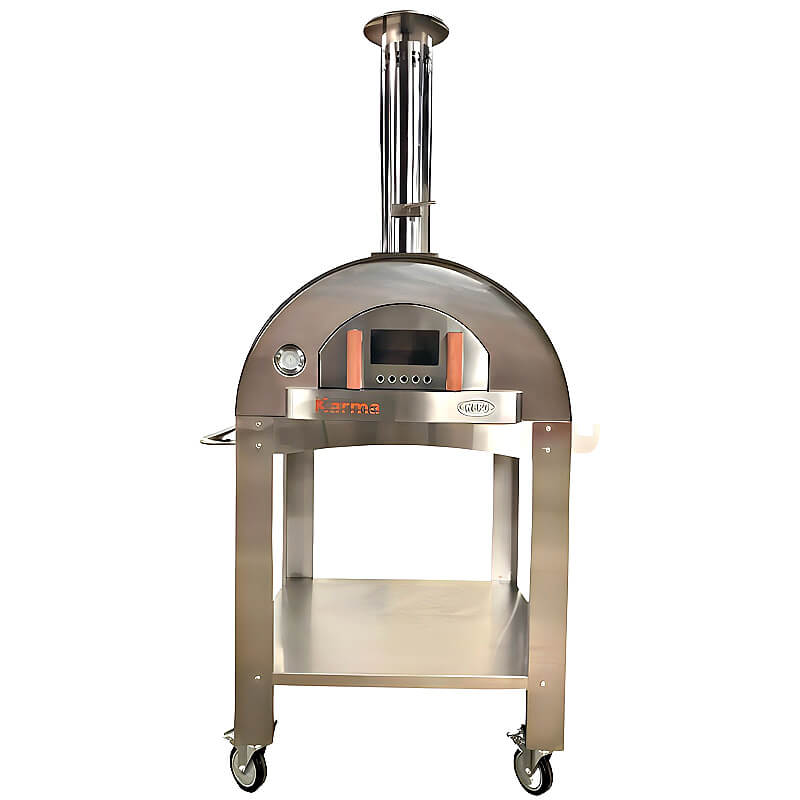 WPPO Karma 32" Stainless Steel Wood Fired Outdoor Pizza Oven