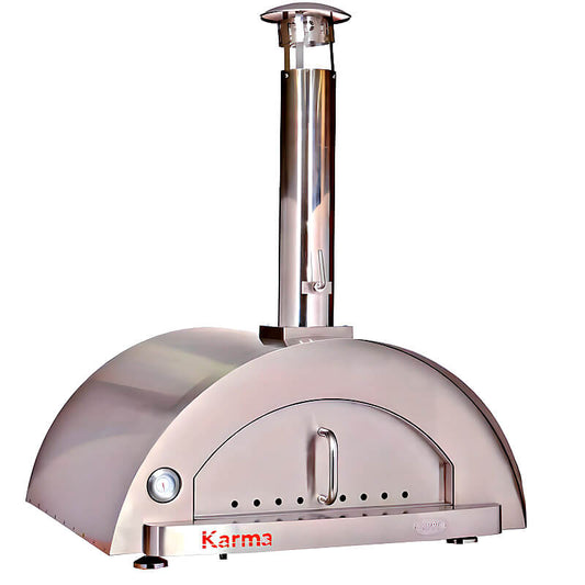 WPPO Karma 42" Stainless Steel Wood Fired Outdoor Pizza Oven