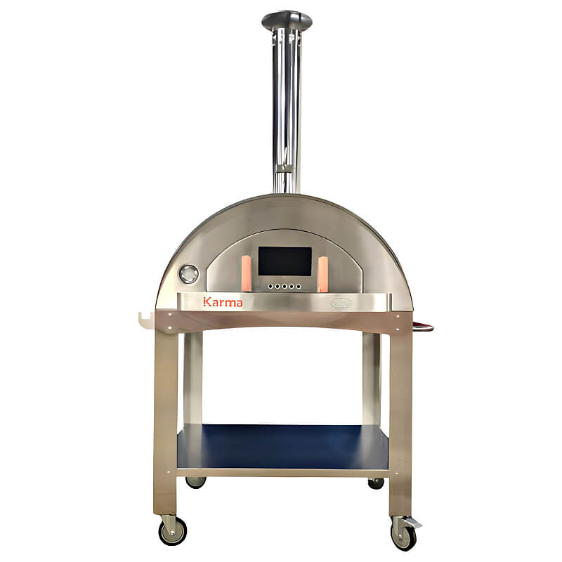 WPPO Karma 42" Stainless Steel Wood Fired Outdoor Pizza Oven