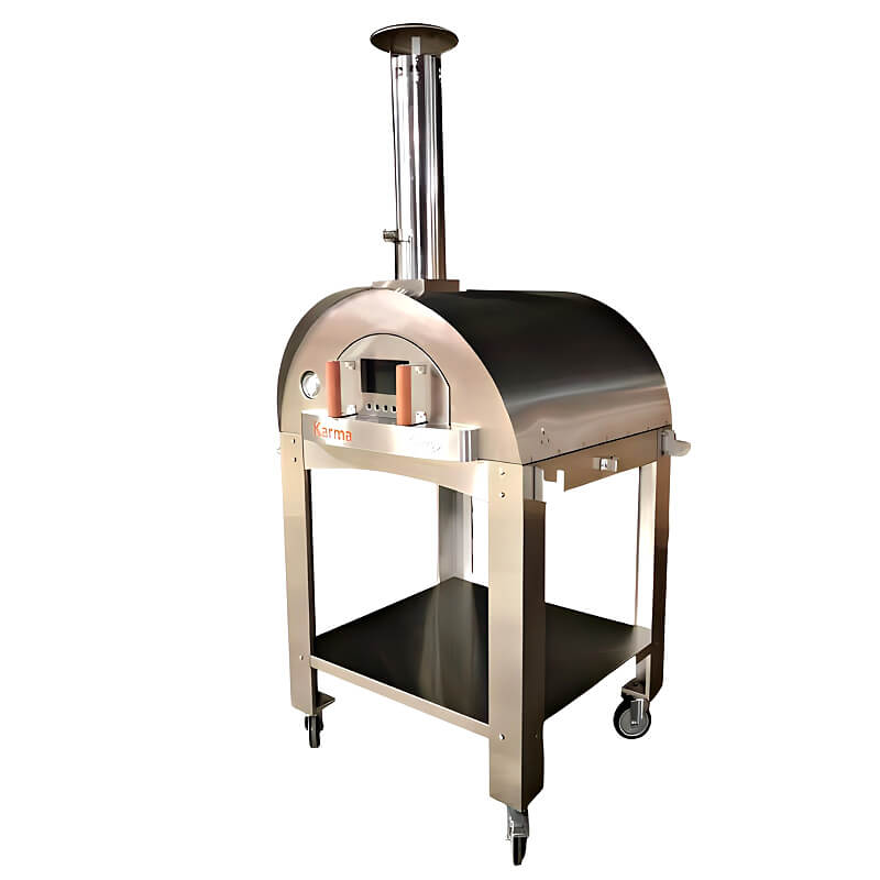 WPPO Karma 42" Stainless Steel Wood Fired Outdoor Pizza Oven