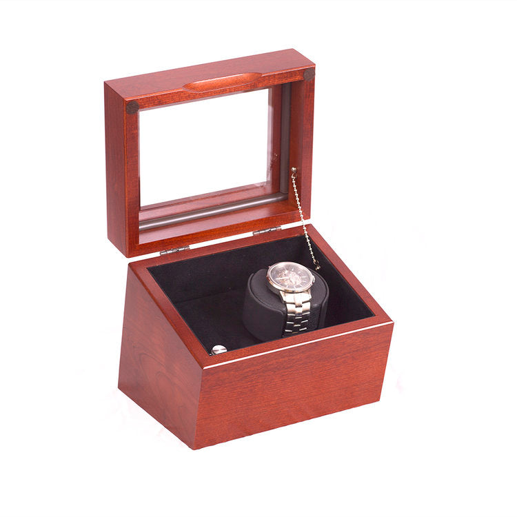 Brigadier Single Watch Winder | Glass Top