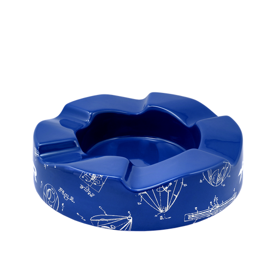 Xikar Wave Ashtray- Blue & White