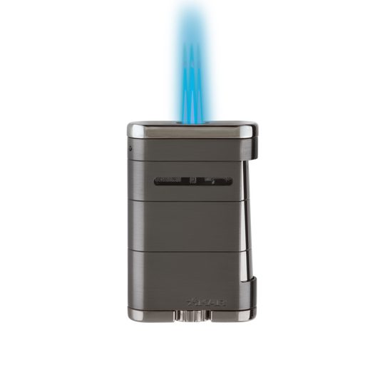 Xikar Allume Tabletop Lighter | Triple-Jet Flame
